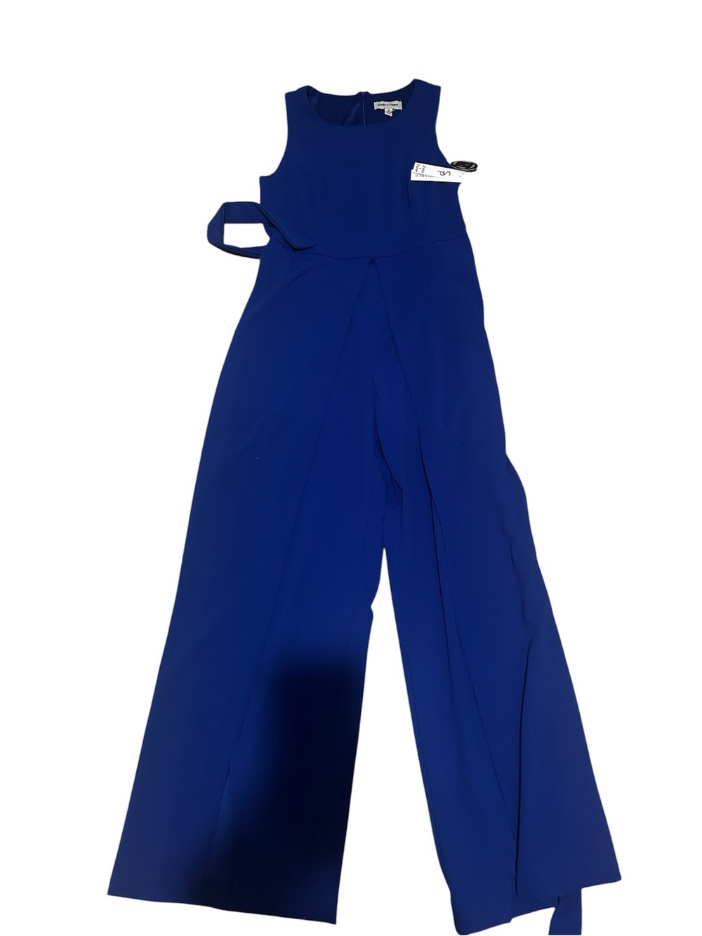 Shelby & Palmer Sleeveless Cobalt Wide-Leg Jumpsuit Size 10 new